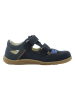 lamino Leren barefootenkelsandalen donkerblauw