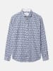COLOURS & SONS Blouse wit/blauw