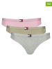 Tommy Hilfiger 3er-Set: Strings in Rosa/ Beige/ Grau