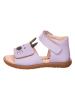 kmins Leder-Sandalen in Lila