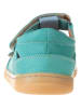 kmins Leren barefootschoenen turquoise