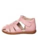 kmins Leder-Halbsandalen in Rosa