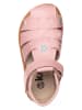 kmins Leder-Halbsandalen in Rosa