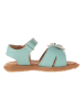 kmins Leder-Sandalen in Mint