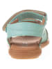 kmins Leren sandalen mintgroen
