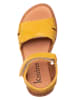 kmins Leren sandalen geel