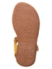 kmins Leren sandalen geel
