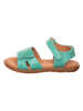 kmins Leder-Sandalen in Türkis