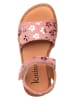 kmins Leder-Sandalen in Rosa