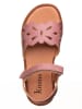 kmins Leder-Sandalen in Rosa
