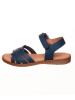 kmins Leder-Sandalen in Dunkelblau