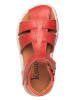 kmins Leren enkelsandalen rood