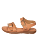 kmins Leder-Sandalen in Hellbraun