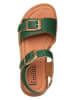 kmins Leren sandalen groen