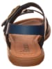 kmins Leder-Sandalen in Dunkelblau