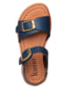 kmins Leder-Sandalen in Dunkelblau