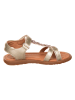kmins Leren sandalen goudkleurig