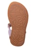 kmins Leder-Sandalen in Lila