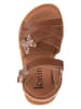 kmins Leder-Sandalen in Braun