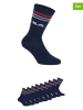Fila 9er-Set Socken in Dunkelblau