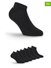 Fila 6er-Set Sneaker-Socken in Schwarz
