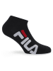 Fila 6er-Set Sneaker-Socken in Schwarz