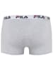 Fila 4er-Set Boxershorts in Dunkelblau/ Weiß/ Schwarz/ Grau