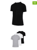 Fila 3er-Set Shirts in Schwarz, Weiß und Grau