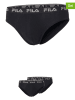 Fila 3er-Set Slips in Schwarz