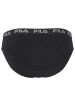 Fila 5er-Set Slips in Schwarz