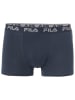 Fila 8er-Set Boxershorts in Schwarz/ Dunkelblau