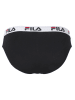 Fila 5er-Set Slips in Schwarz