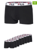 Fila Bokserki (8 par) w kolorze czarnym