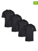 Fila 2er-Set: Shirts in Schwarz