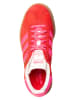 adidas Skórzane sneakersy "Gazelle Bold" w kolorze czerwonym