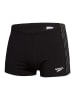 Speedo Badehose "Eco+ H-Boom" in Schwarz/ Grau/ Weiß