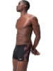 Speedo Badehose ''Aquashorts'' in Schwarz/ Orange