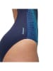 Speedo Badeanzug in Dunkelblau/ Blau