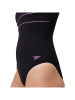 Speedo Modelujący strój kąpielowy "Eclipse" w kolorze czarno-różowym