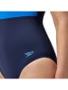 Speedo Modelujący strój kąpielowy "Eclipse" w kolorze granatowo-niebieskim