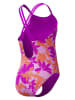 Speedo Badeanzug in Lila/ Orange