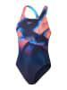 Speedo Strój kąpielowy "Eco +" w kolorze granatowo-błękitno-jasnoróżowym