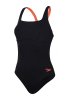 Speedo Badpak "Eco+ Flex" zwart/oranje