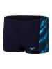 Speedo Kąpielówki "Eco H-Boom" w kolorze granatowo-błękitno-zielonym