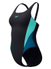 Speedo Badpak "Eco Colourblock" zwart/turquoise