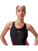 Speedo Badeanzug ''Eco'' in Schwarz/ Pink/ Grau