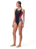Speedo Badpak ''Eco'' zwart/roze/grijs