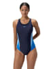 Speedo Badeanzug in Dunkelblau/ Blau