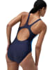 Speedo Badeanzug in Dunkelblau/ Blau