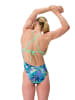 Speedo Badpak "End+ Flower" blauw/groen